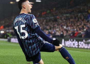 EPL: Martinelli scores twice as Arsenal crush Leeds United
