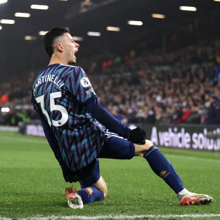 EPL: Martinelli scores twice as Arsenal crush Leeds United