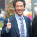 American pastor, Joel Osteen is questioned by police after plumber finds bags of cash and checks stashed in 500 envelopes in bathroom wall of his church