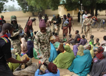 ISWAP Fighters and their Families Surrender to Army in Borno