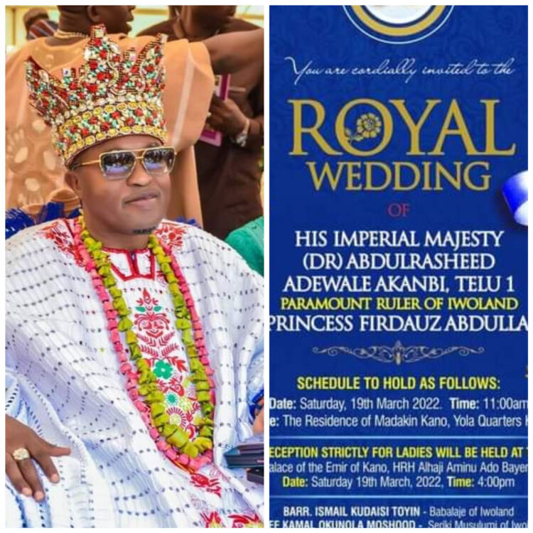 Oluwo of Iwo Announces his Wedding with Kano Princess; Describes her as ‘Matrimonial Material and Morally Upright’