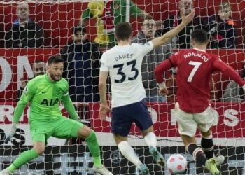 Ronaldo’s hat-trick wins thriller for Man United against Tottenham