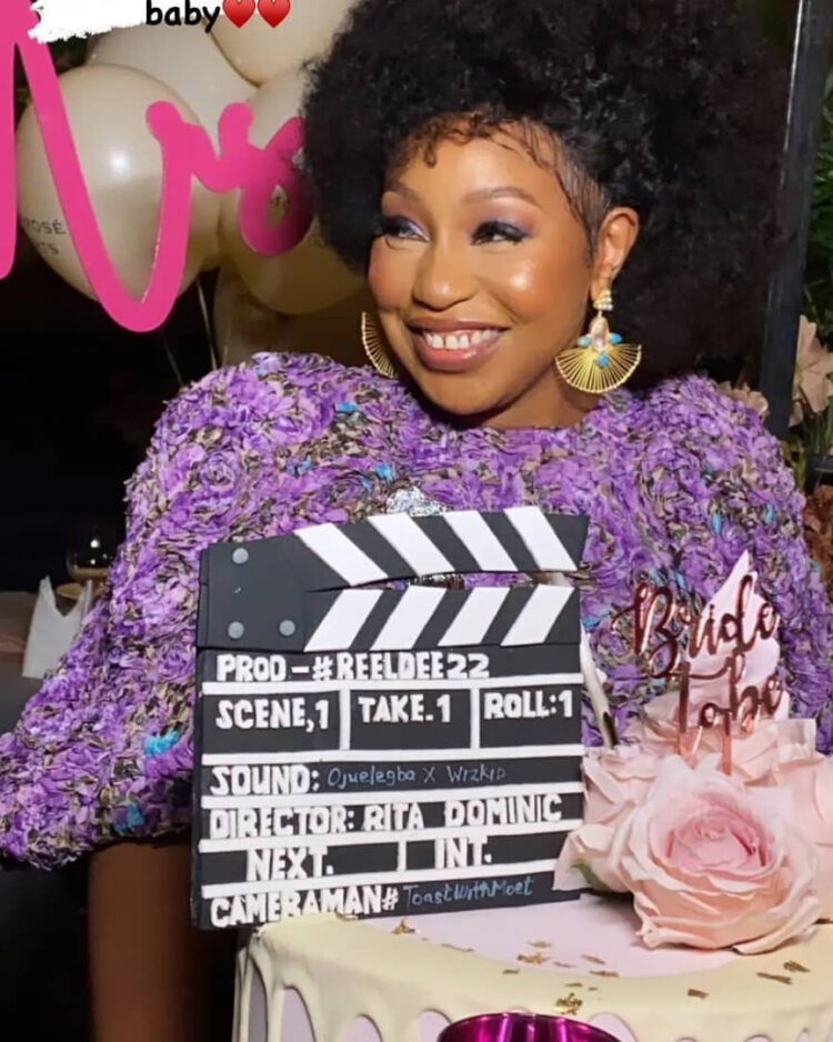 Photos and videos from actress Rita Dominic’s bridal shower