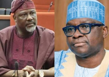 “You are a political Hushpuppi” – Fayose blasts Dino Melaye