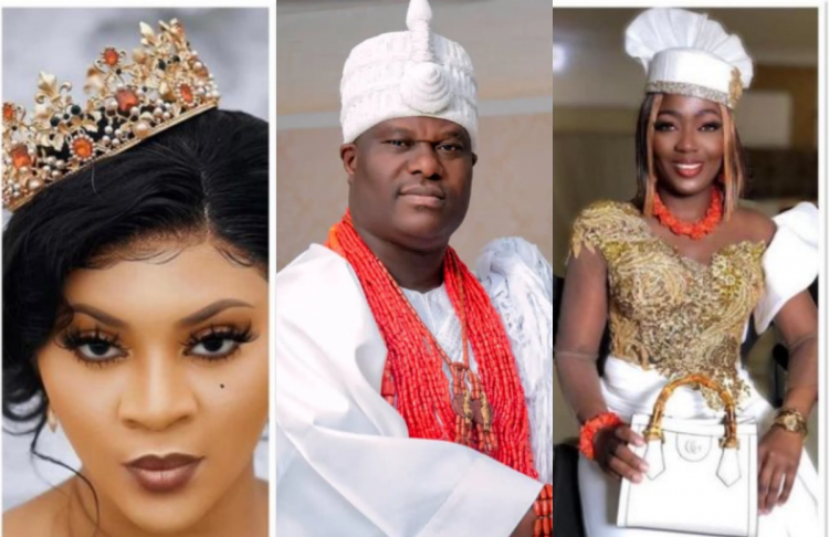 Days after marrying 5 women, two wives of Ooni of Ife wrestle over parking space