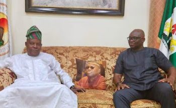 PHOTOS: ‘Thanks for your support’ — Shettima meets with Fayose