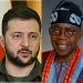 Ukraine president Zelensky congratulates Tinubu for his emergence as President-elect