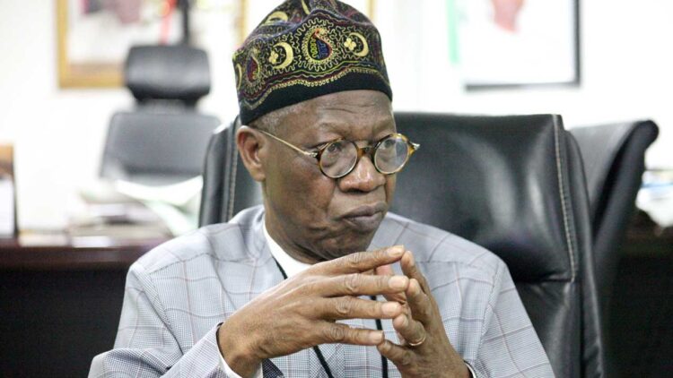 “What will be my offence? – Lai Mohammed rubbishes calls for his arrest by Chief Edwin Clark