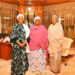 Aisha Buhari takes incoming first lady Oluremi Tinubu on tour of Presidential Villa