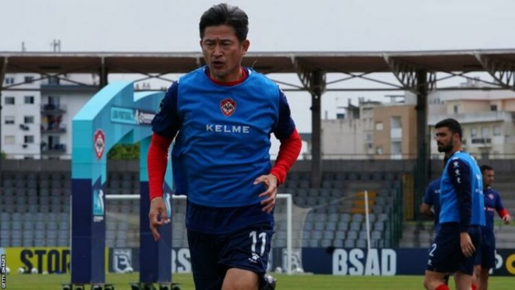 Kazuyoshi Miura: World’s oldest footballer extends stay with Oliveirense