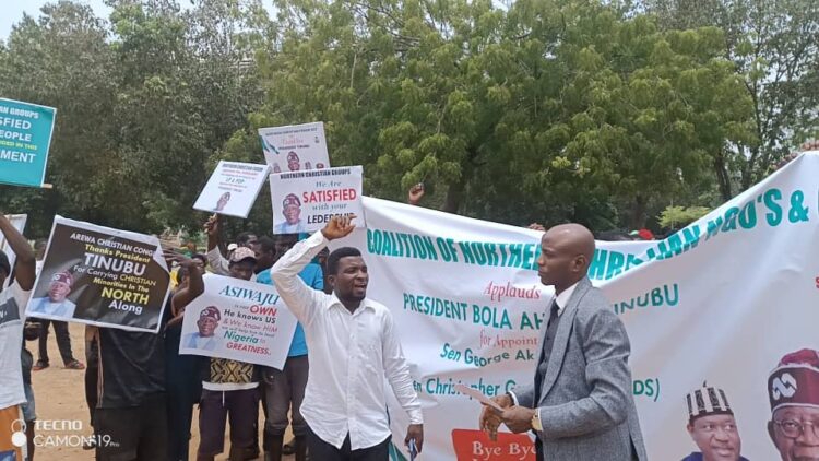PEPC Verdict: Northern Christian Forum Holds Solidarity Rally For Tinubu, Shettima