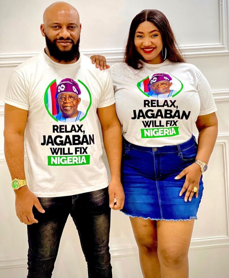 Yul Edochie and wife Judy Austin assure Nigerians that Tinubu will fix the nation