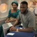 Super Eagles striker, Victor Boniface flies his grandmom to Germany to watch him play for the first time (photos)