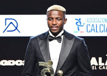 Italian footballers crown Victor Osimhen Serie A player of the year