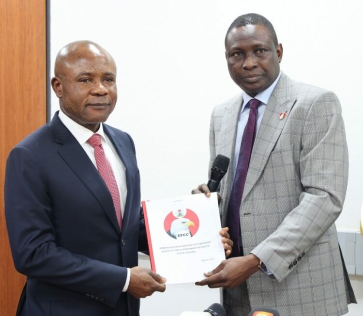 EFCC hands over 14 properties forfeited by ex-Enugu governor, Chimaroke Nnamani, to state