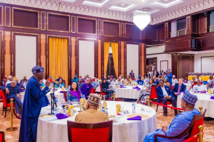 Tinubu to Corporate Nigeria: Hand in hand with you, I cannot underperform on a job I campaigned for