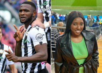Super Eagles star Isaac Success and Nollywood actress Caroline Igben go public with their relationship
