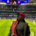 Snapped: Saka’s Nigerian girlfriend watches Arsenal forward miss penalty, 