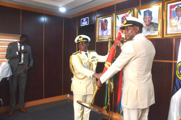 Rear Admiral Mustapha Assumes Command of Western Naval Command, Vows Intelligence, Technology-driven Operations