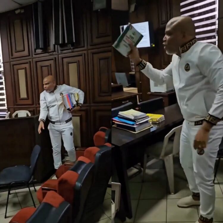 Useless Black African People – Nnamdi Kanu Lashes Out at Judge in Court.