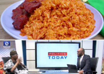 Jollof rice was actually that food that was prepared for prisoners. The origin of jollof is actually from the word wollof and it is Senegalese~ Lai Mohammed (video)