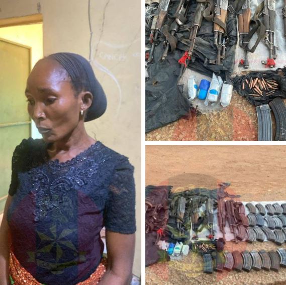 Troops Intercept Notorious Criminal Kingpin’s Wife, Recover Large Cache Of Arms And Ammunition In Taraba