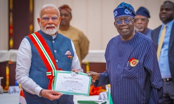 Modi invites Tinubu to BRICS summit in New Delhi