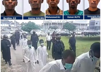 Video of suspected NYSC abductors arriving the court